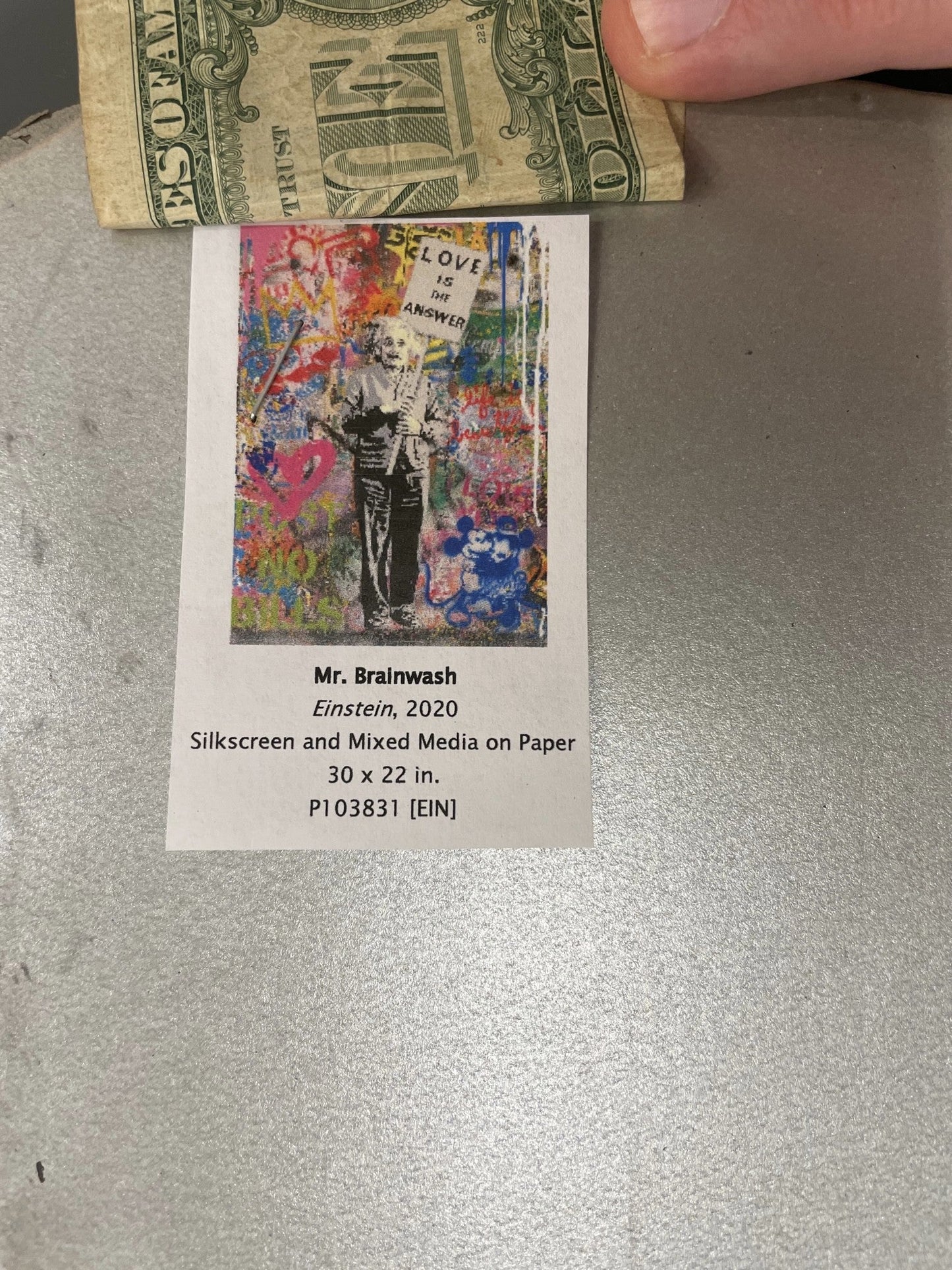 Albert Einstein by Mr. Brainwash (Unique) by Mr. Brainwash - Signature Fine Art