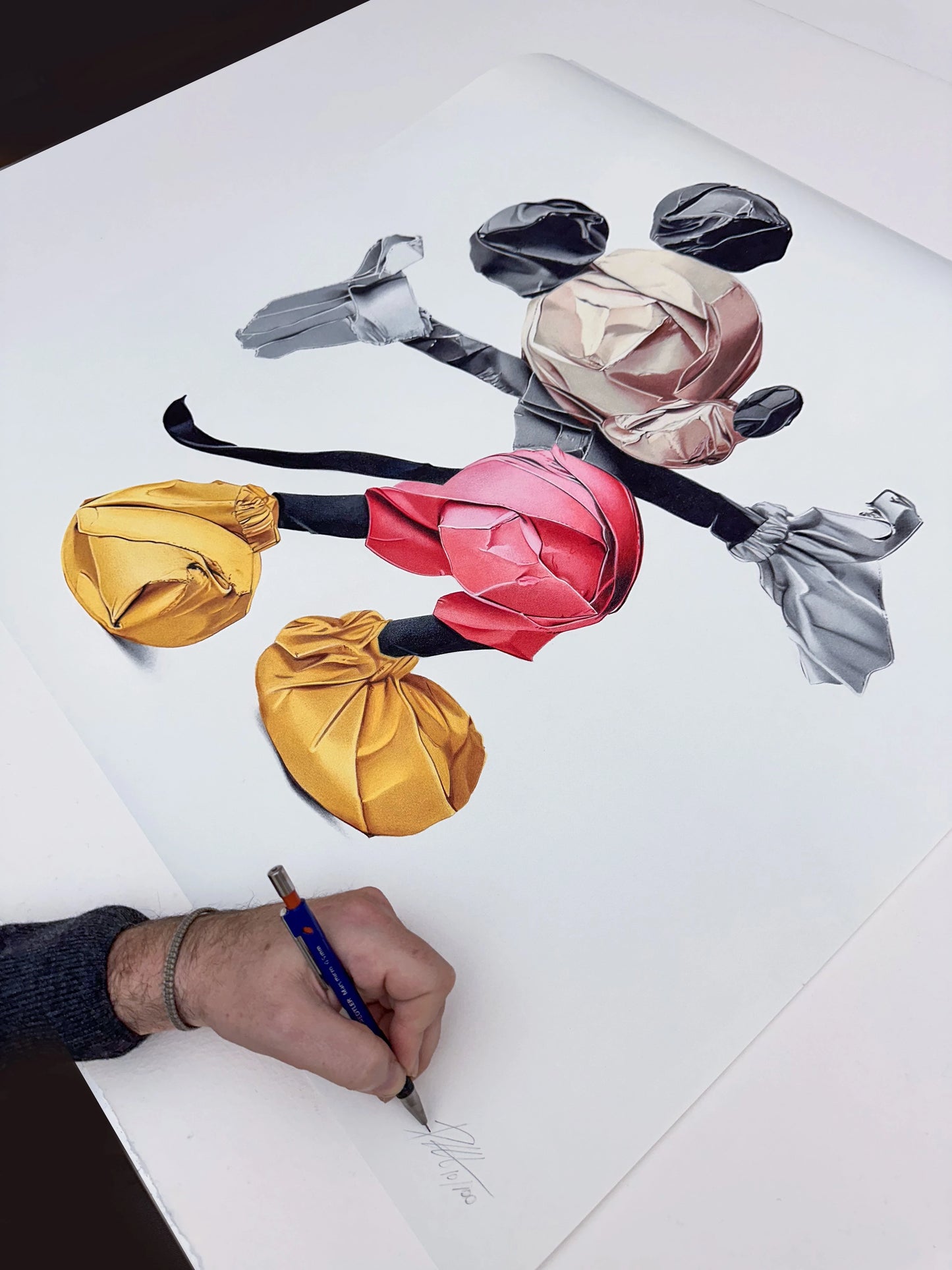 Mickey Mouse Origami Alessandro Paglia