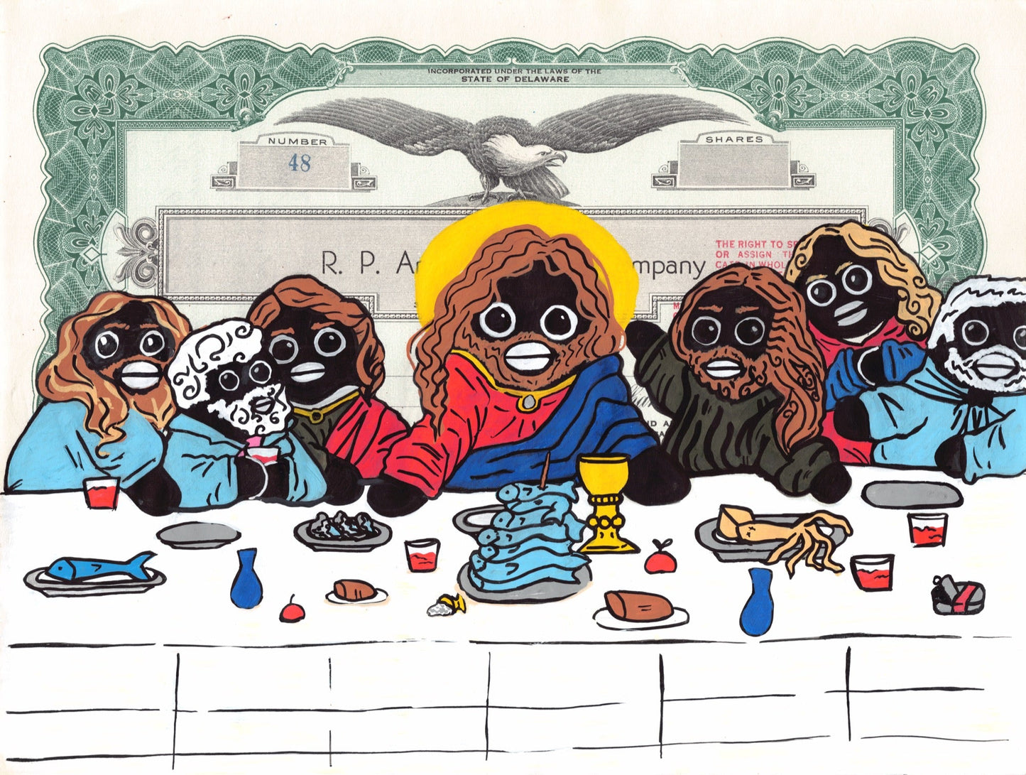 Last supper by Penguino Penguino