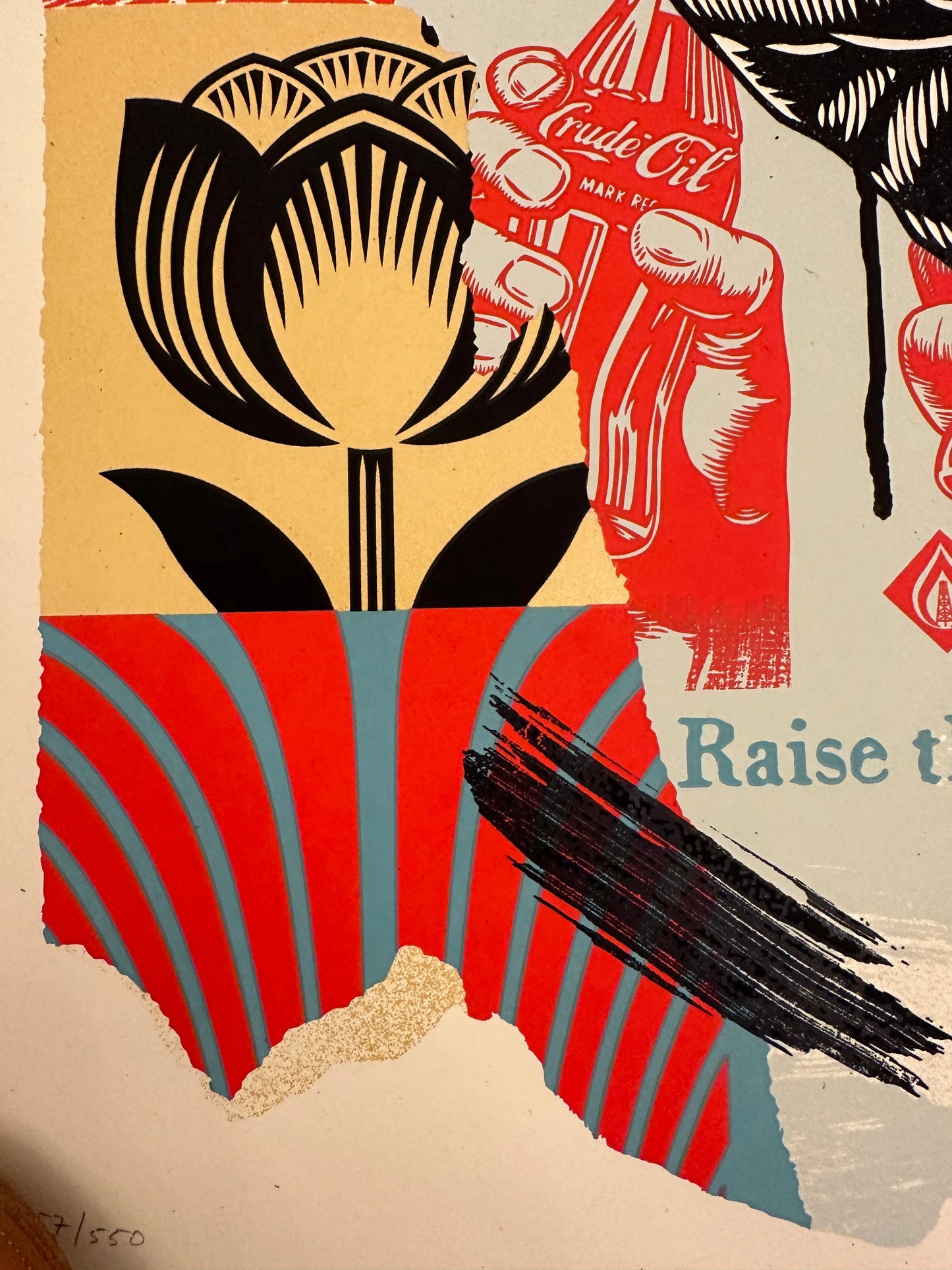 Raise the Level (Peace) by Shepard Fairey by OBEY (Shepard Fairey) - Signature Fine Art