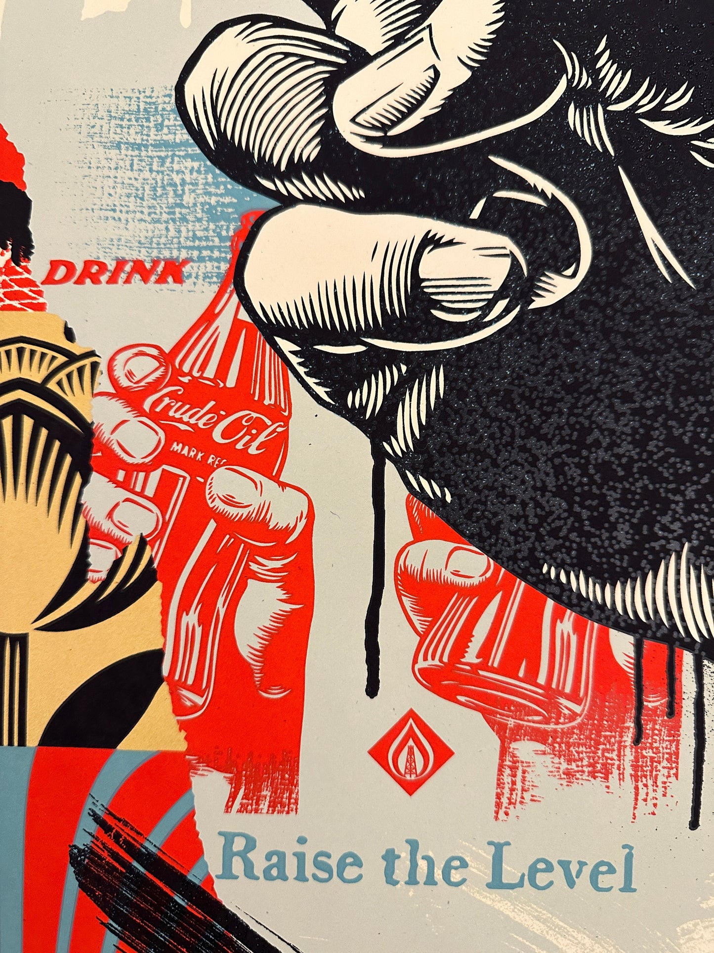 Raise the Level (Peace) by Shepard Fairey by OBEY (Shepard Fairey) - Signature Fine Art