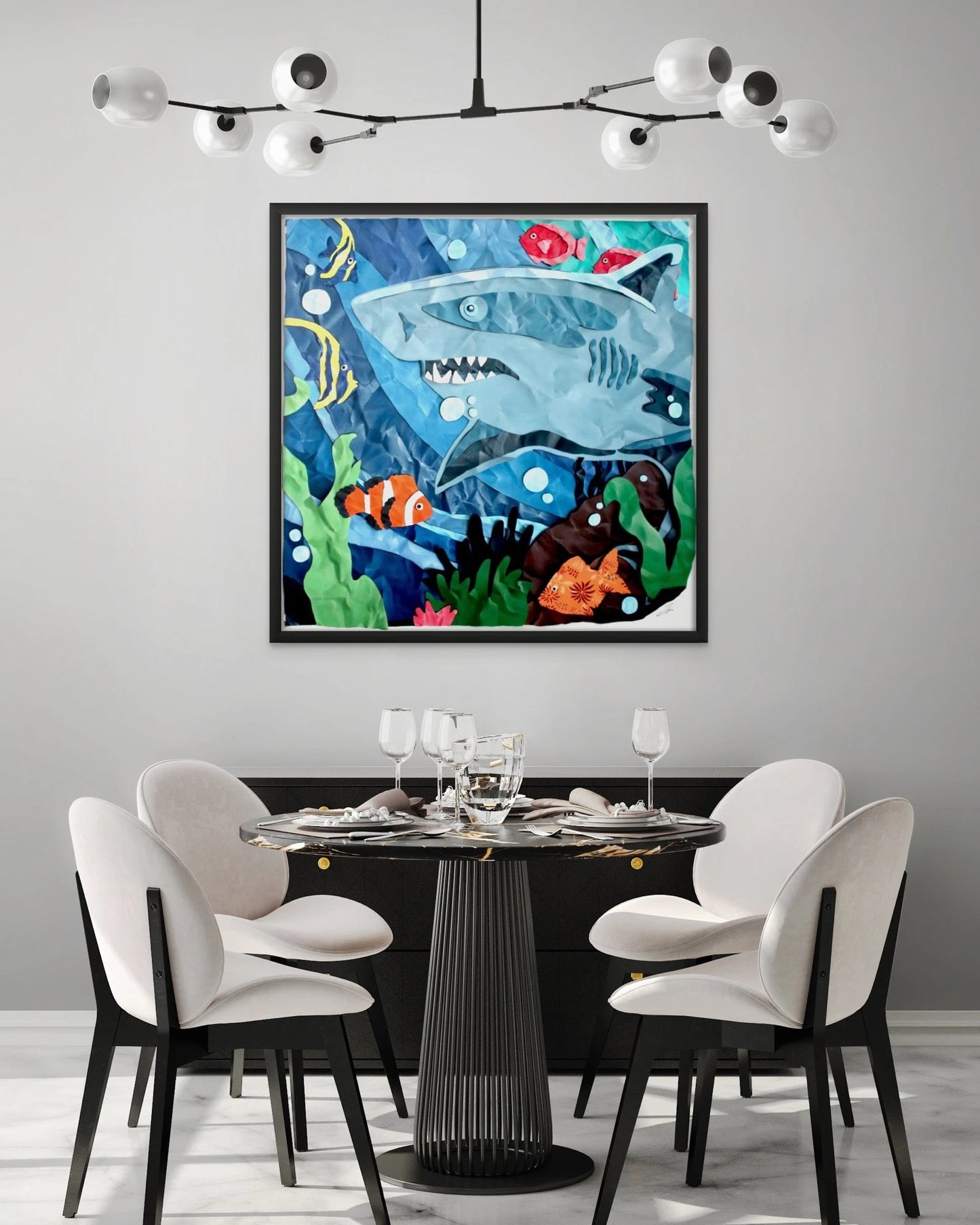 Under the sea (trompe-l'oeil) Jessica Renault