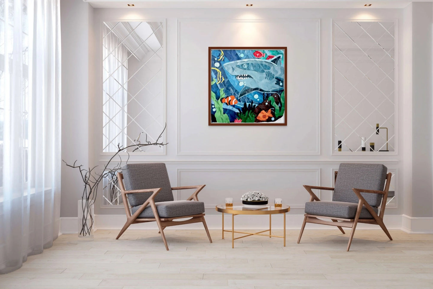 Under the sea (trompe-l'oeil) Jessica Renault
