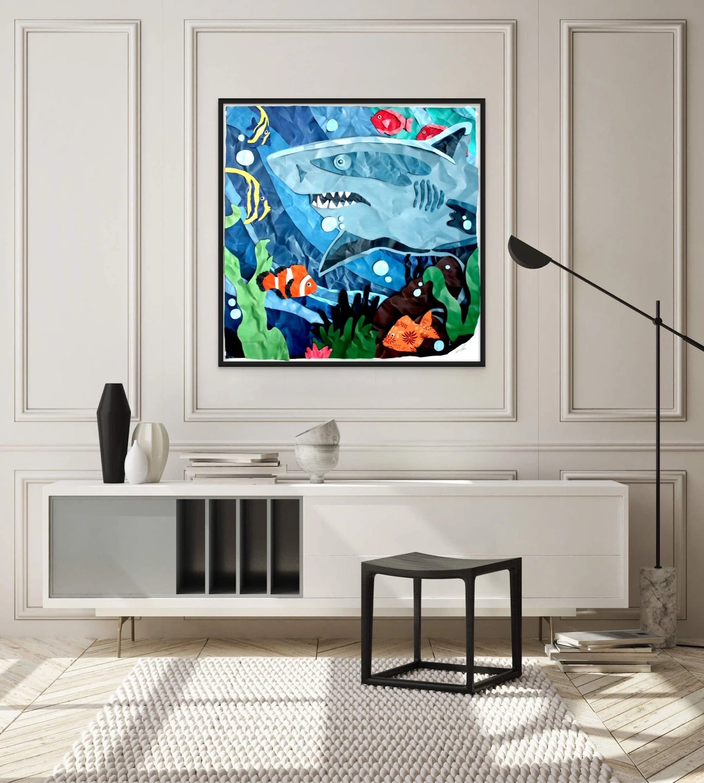 Under the sea (trompe-l'oeil) Jessica Renault