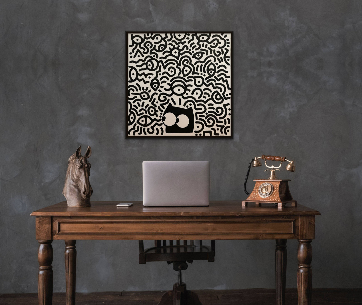 Confused Cat by BBQUEEN - Signature Fine Art