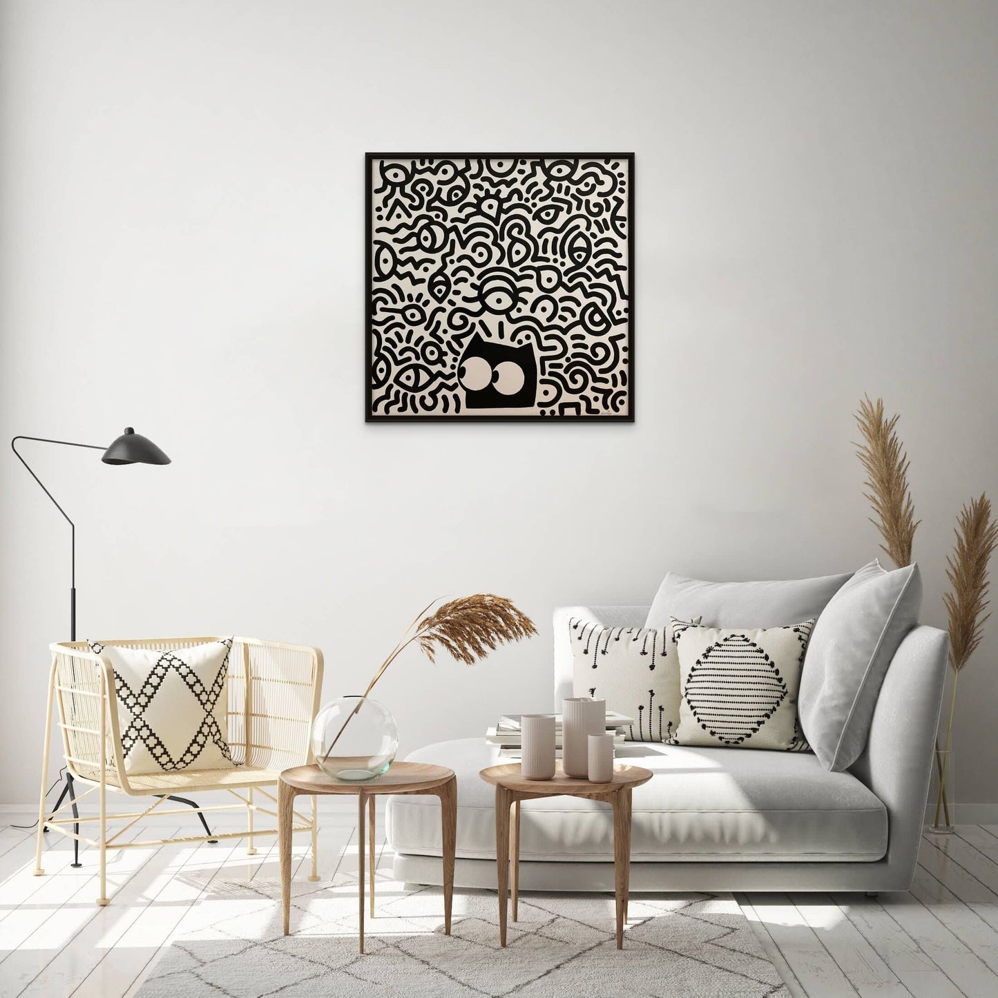 Confused Cat by BBQUEEN - Signature Fine Art