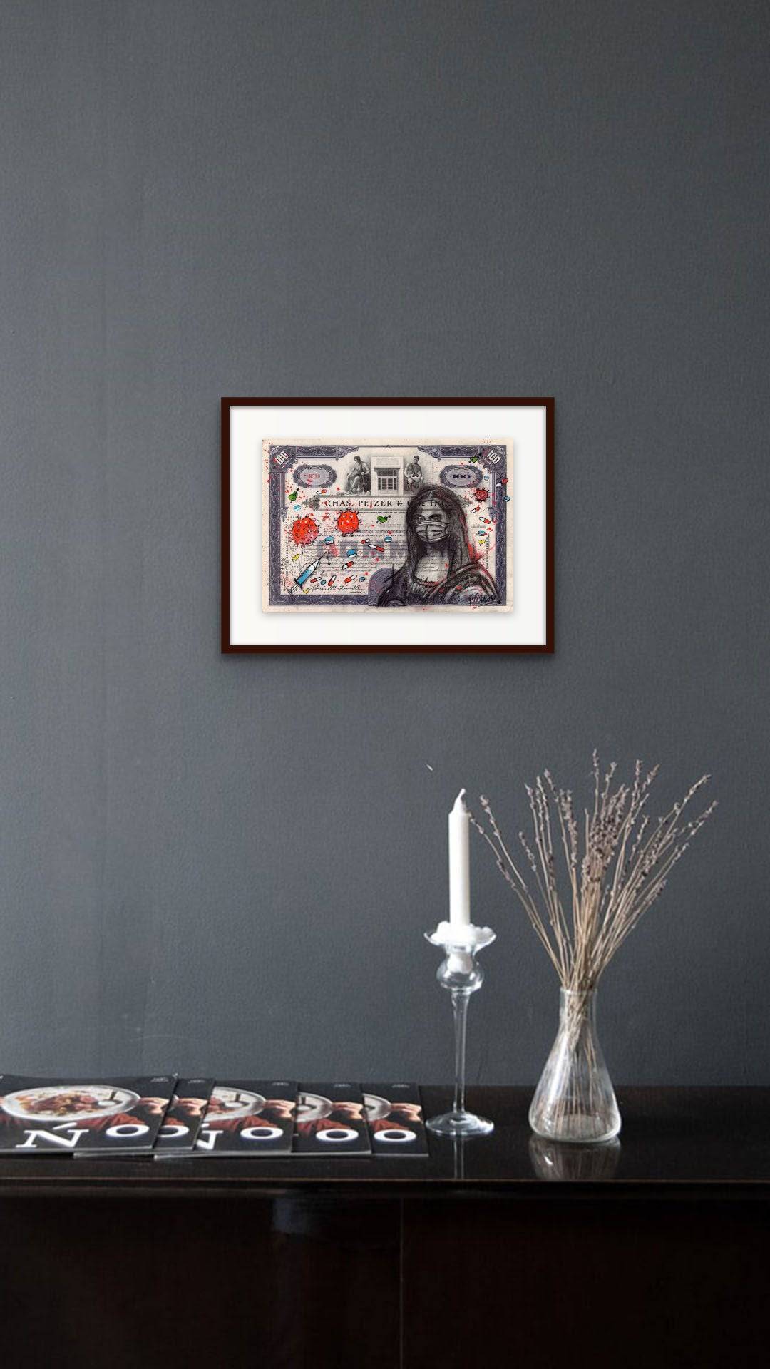 Monalisa Pfizer by Katia Ferrari - Signature Fine Art