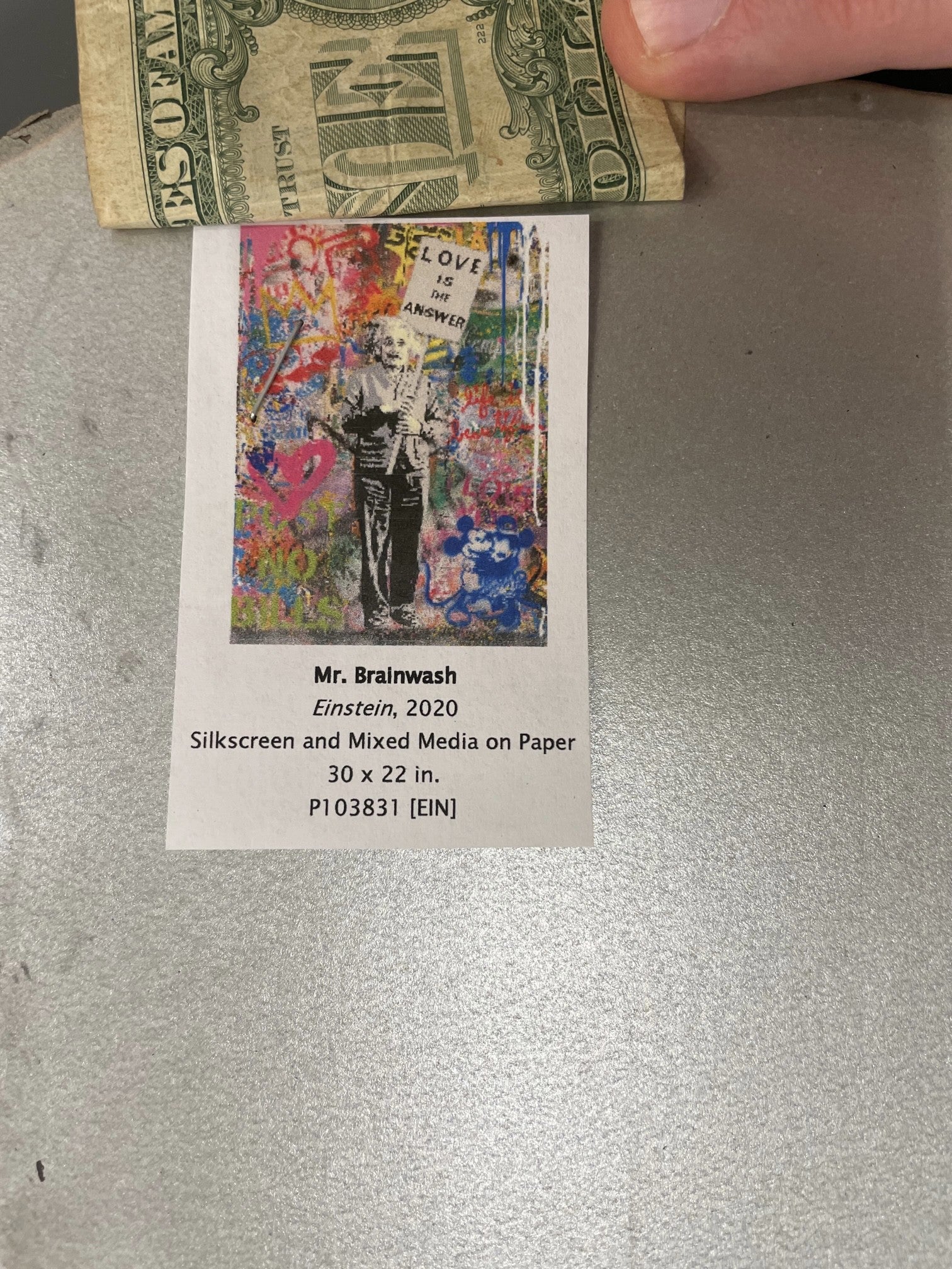 Albert Einstein by Mr. Brainwash (Unique) by Mr. Brainwash - Signature Fine Art