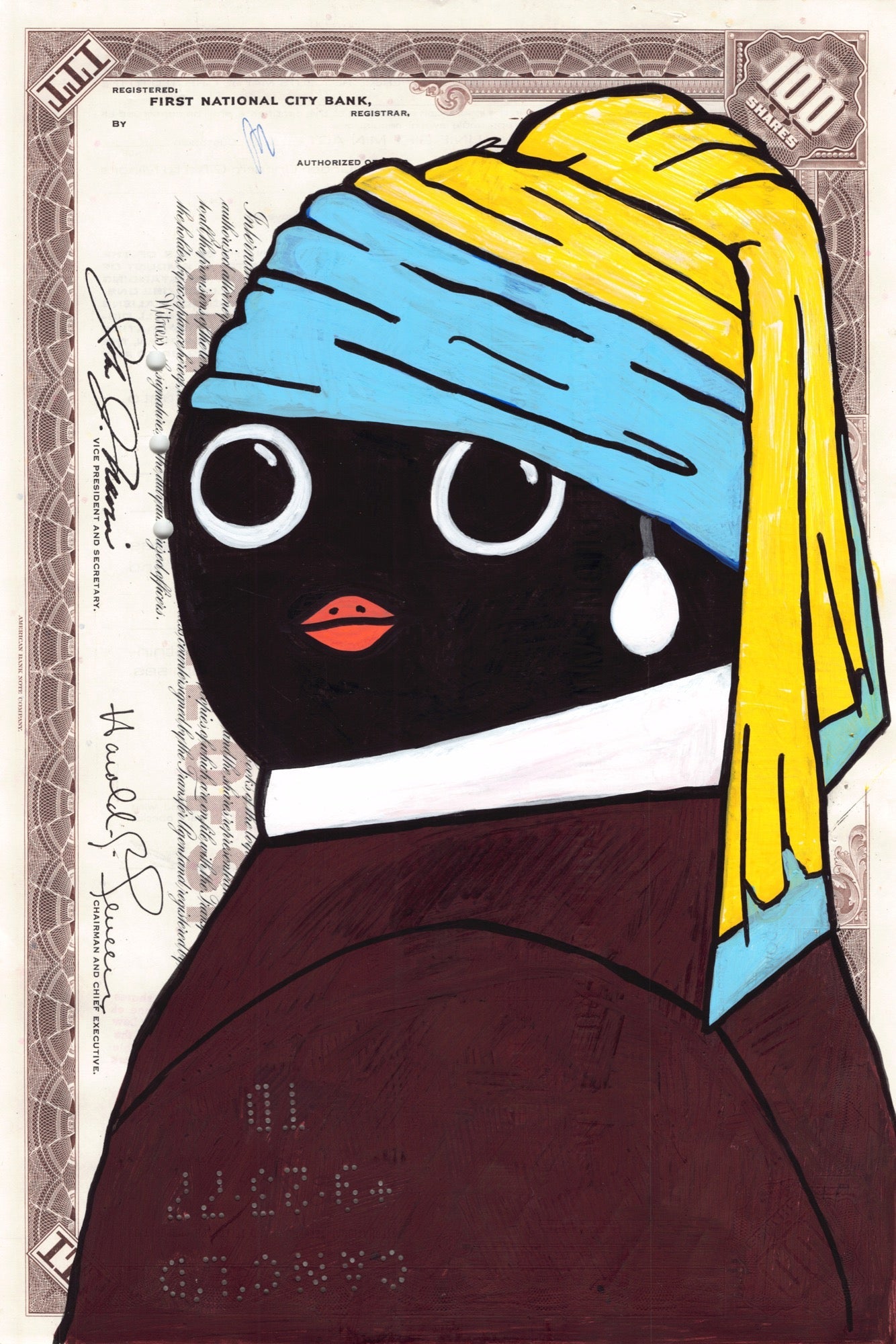 Penguin with a Pearl Earring Penguino