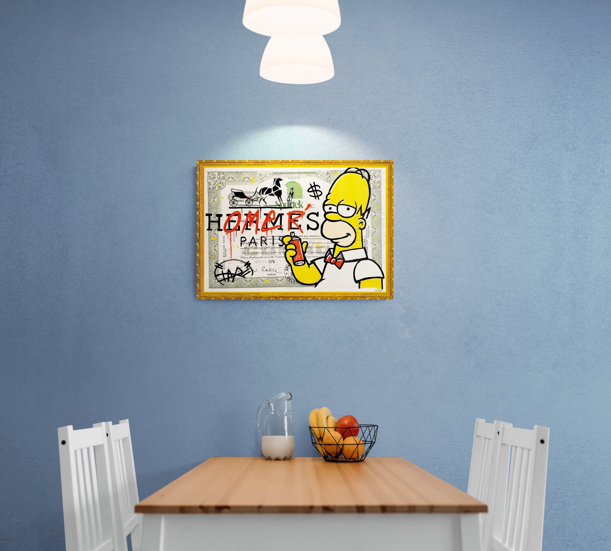 Homer Vandal by Daru (Limited Edition Print) by Daru - Signature Fine Art