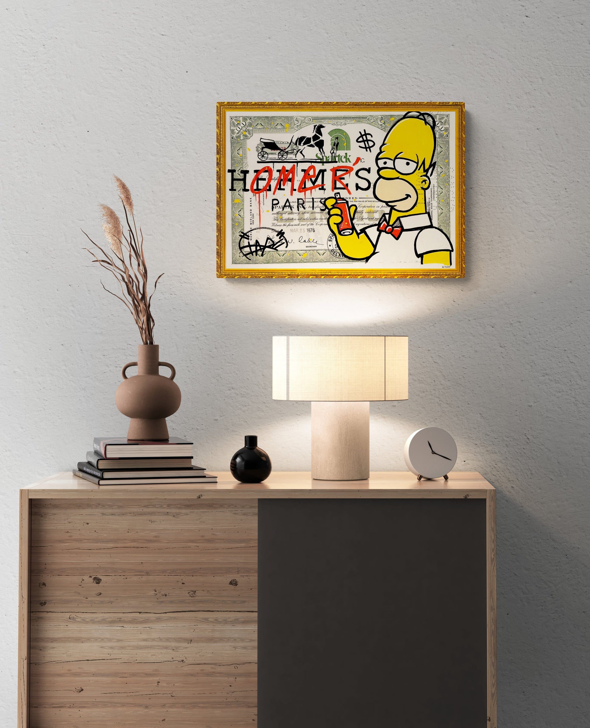 Homer Vandal by Daru (Limited Edition Print) by Daru - Signature Fine Art