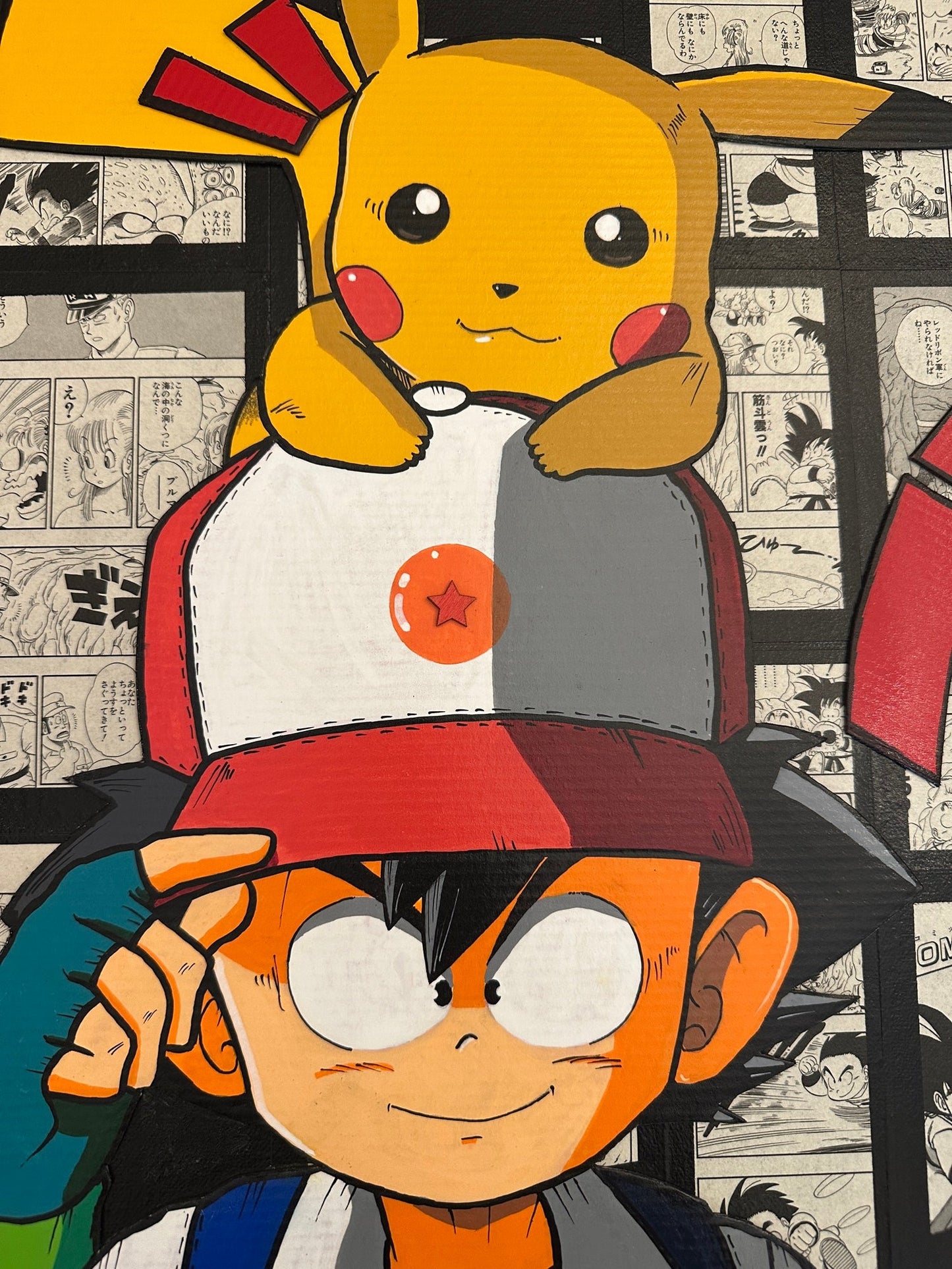 Goku x Pikachu Moya Uno