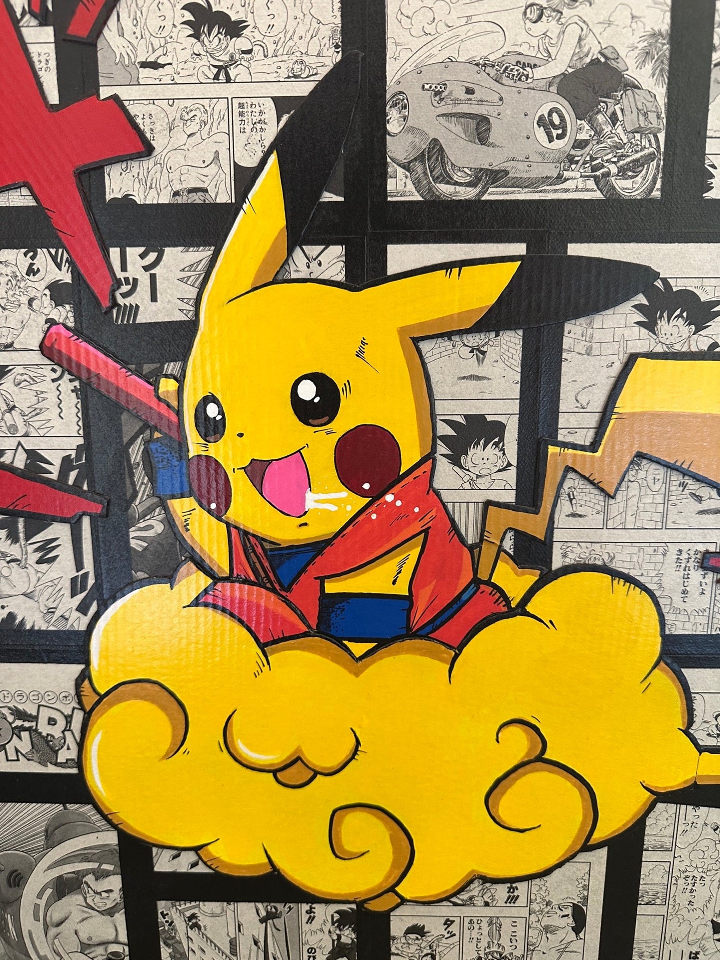 Pikachu x Goku Moya Uno