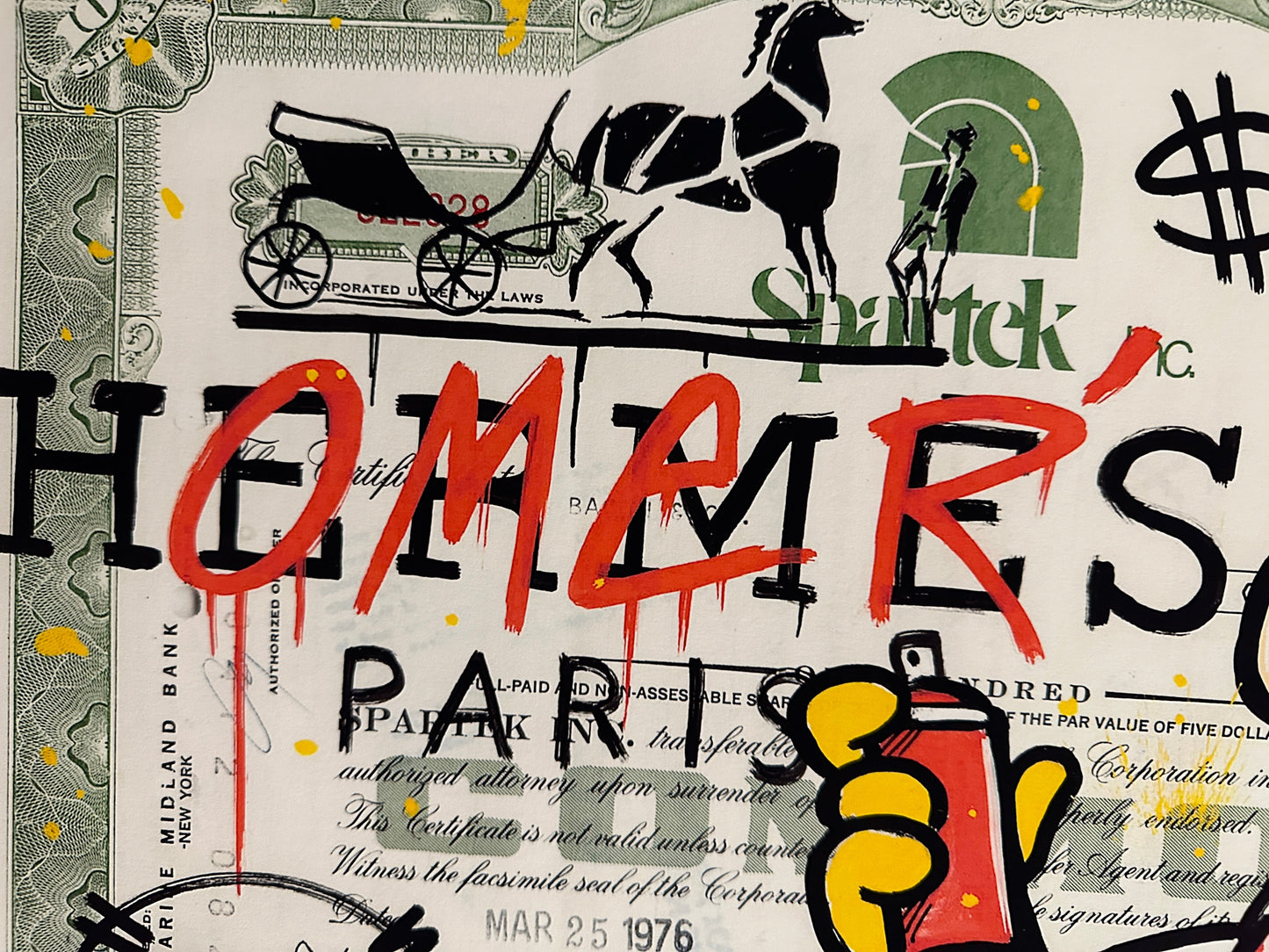 Homer Vandal by Daru (Limited Edition Print) by Daru - Signature Fine Art