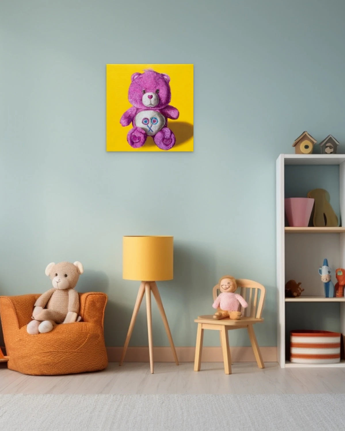 Pink Care Bear Ian Bertolucci