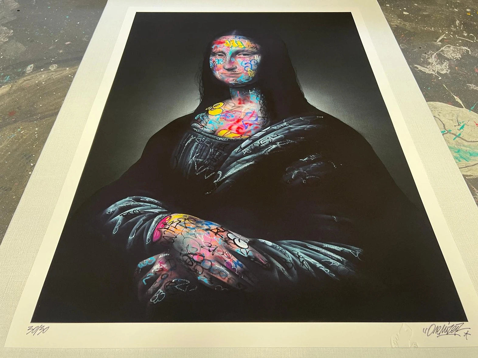 Mona Lisa Graffiti Onemizer