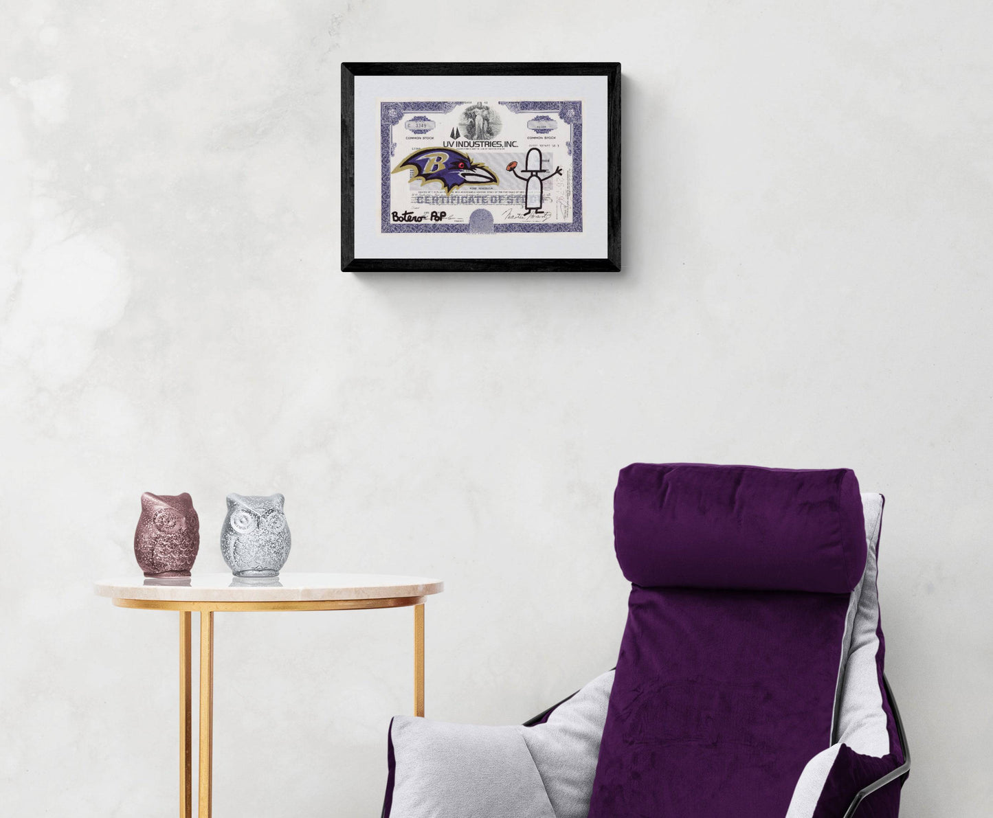 Baltimore Ravens by Botero Pop - Signature Fine Art
