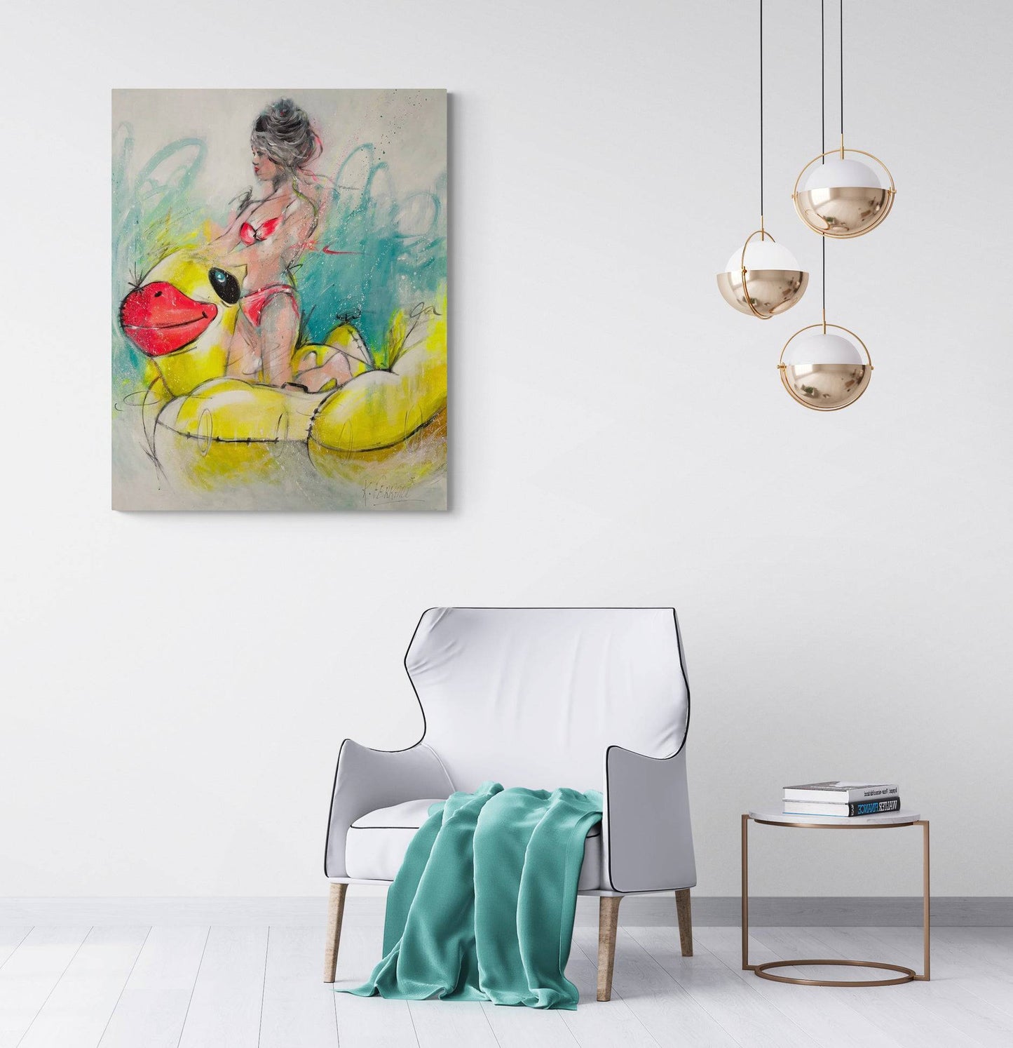 On The Waves To Miami by Katia Ferrari - Signature Fine Art