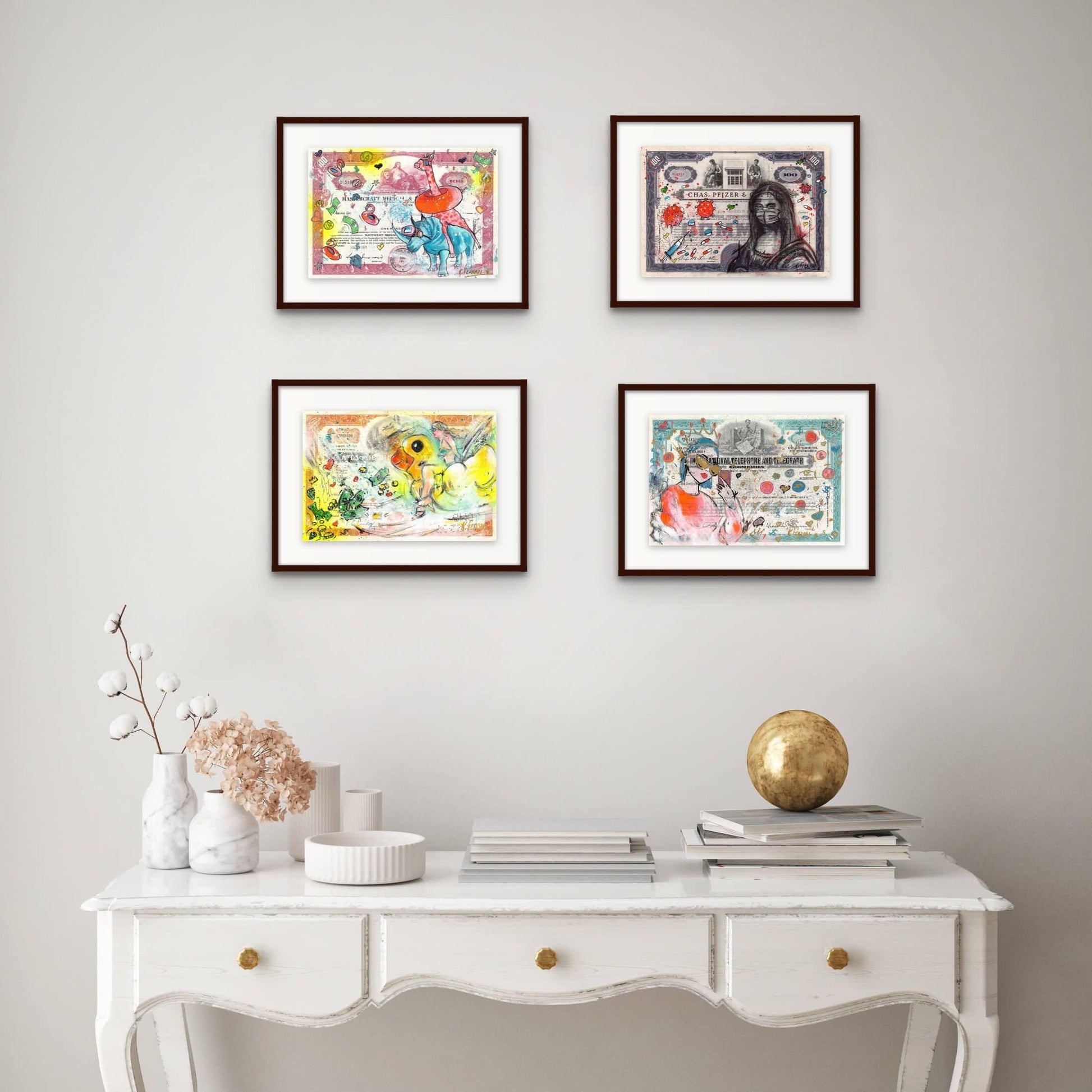 Diving into Dollars (Katia Ferrari) by Katia Ferrari - Signature Fine Art