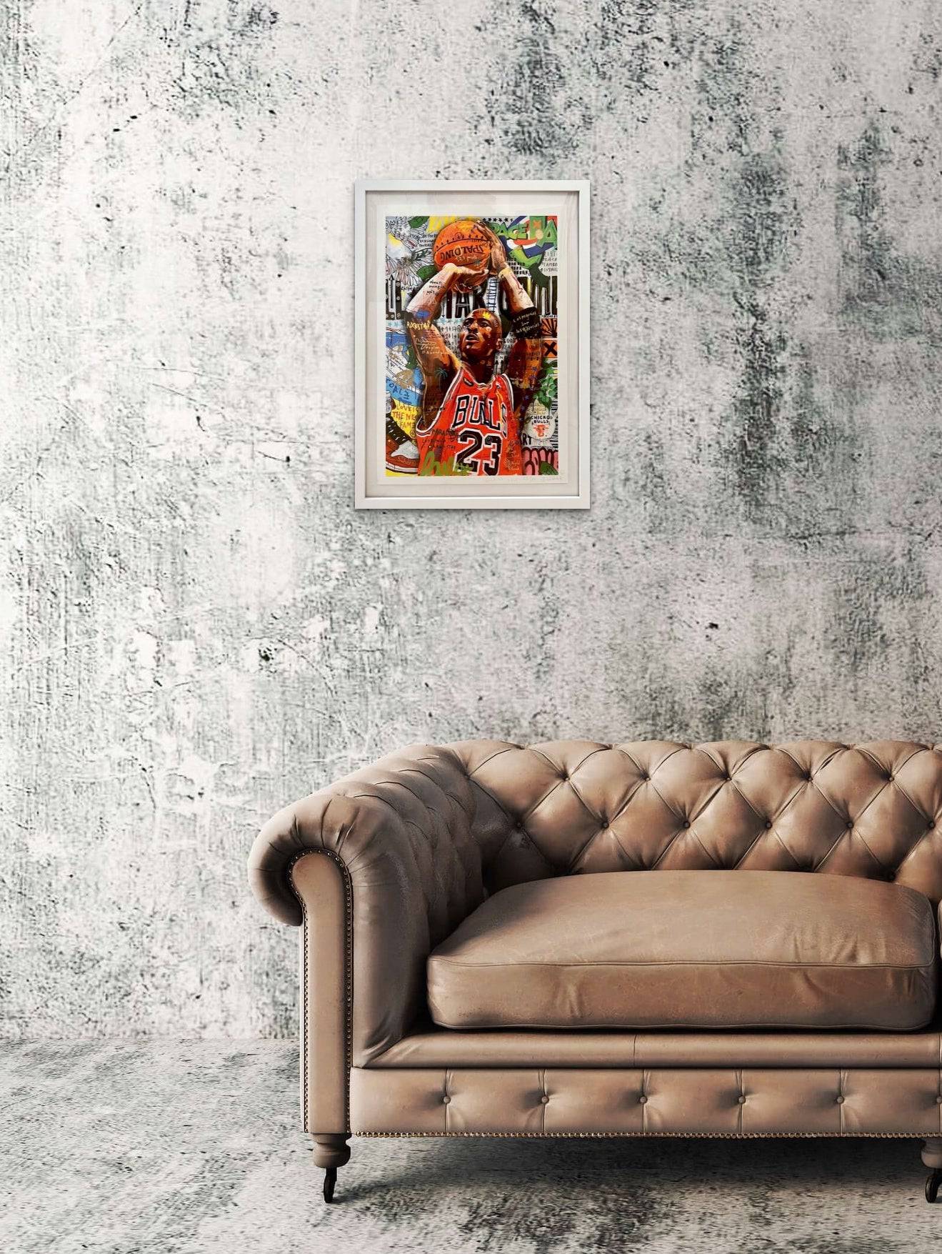 Goat 23 Jordan by Jisbar by Jisbar - Signature Fine Art