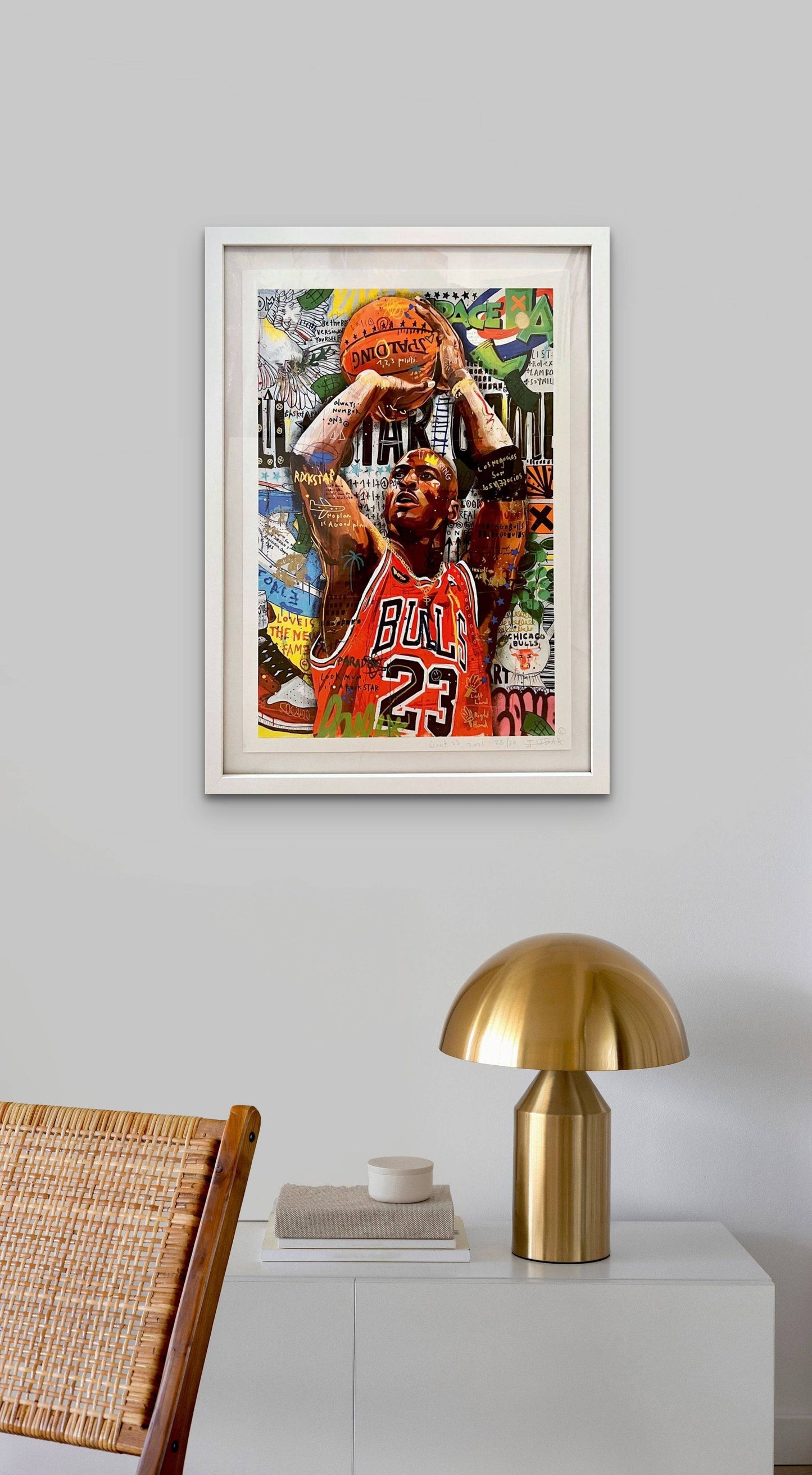 Goat 23 Jordan by Jisbar by Jisbar - Signature Fine Art