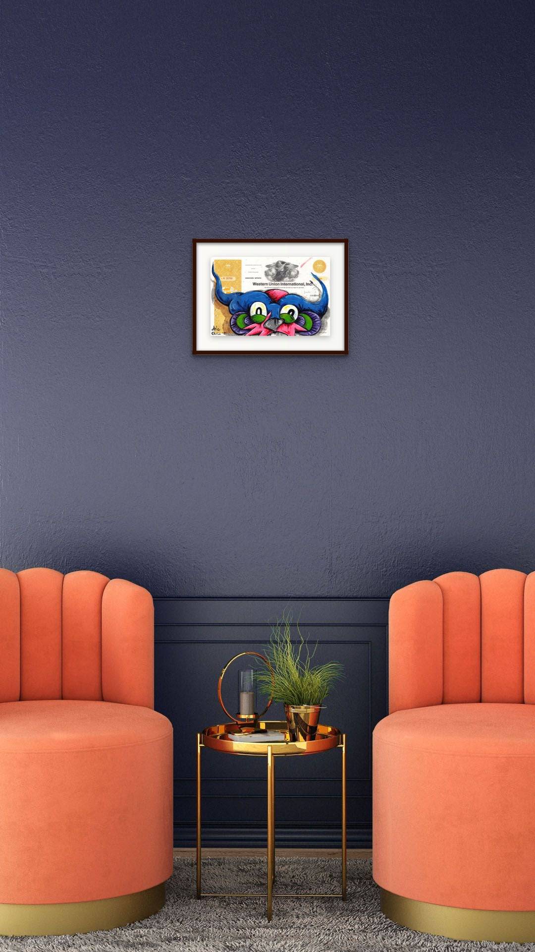 Blue WU Owl by Nite Owl - Signature Fine Art