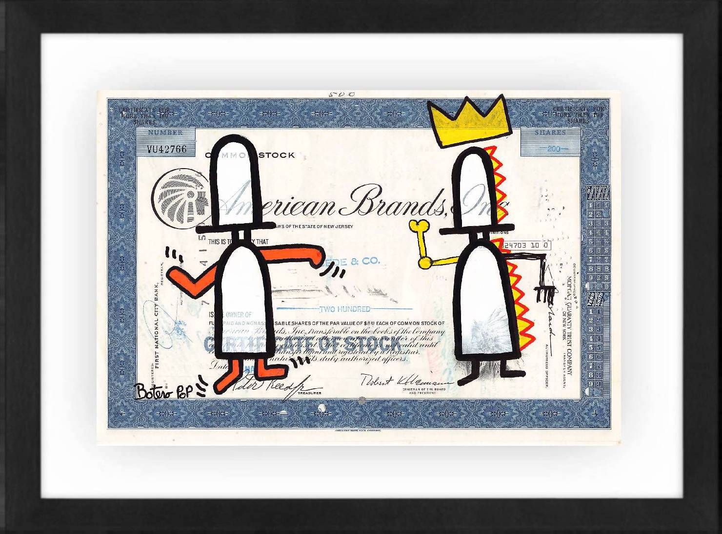 King by Botero Pop - Signature Fine Art
