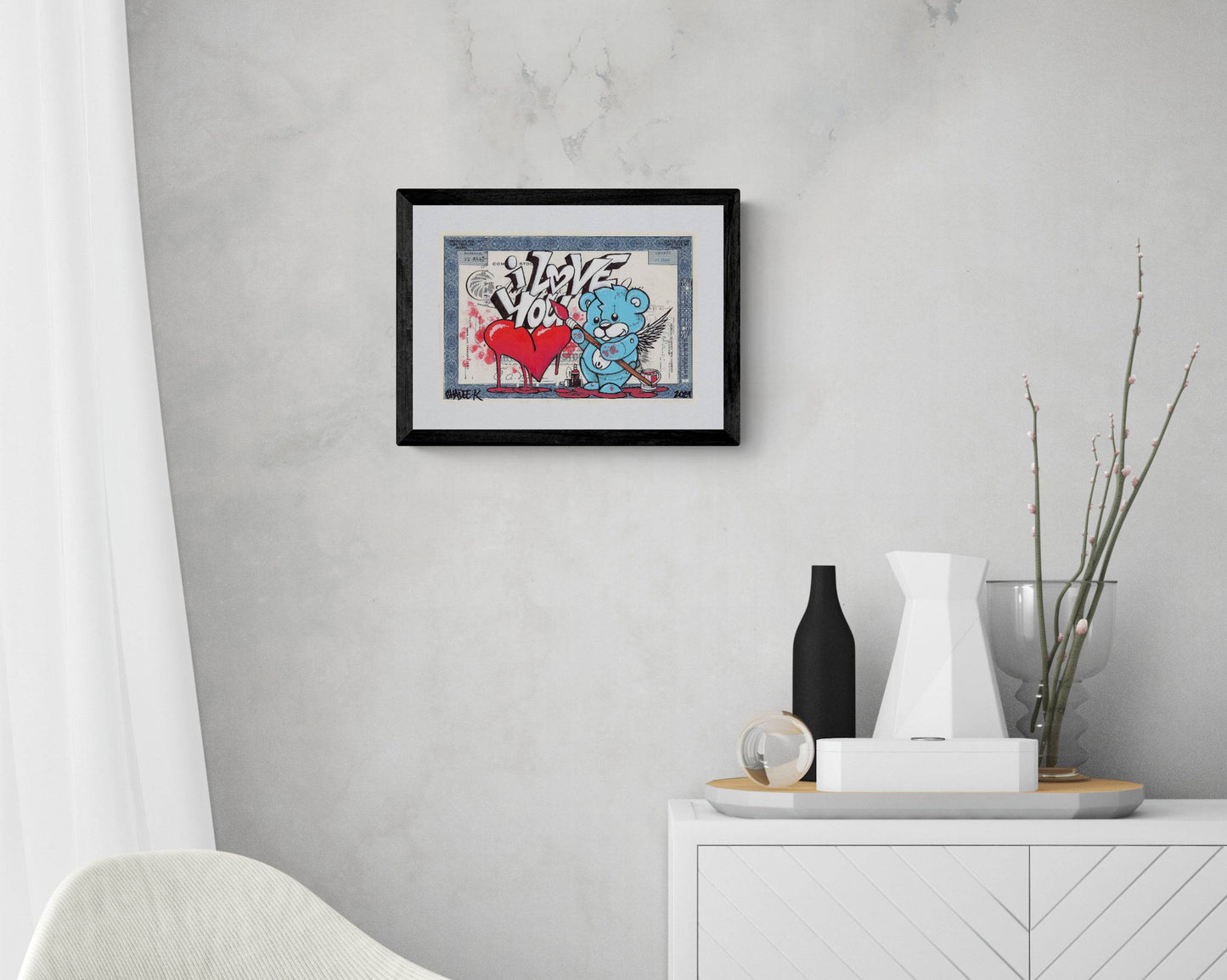 I love you (original) by Shadee K. - Signature Fine Art