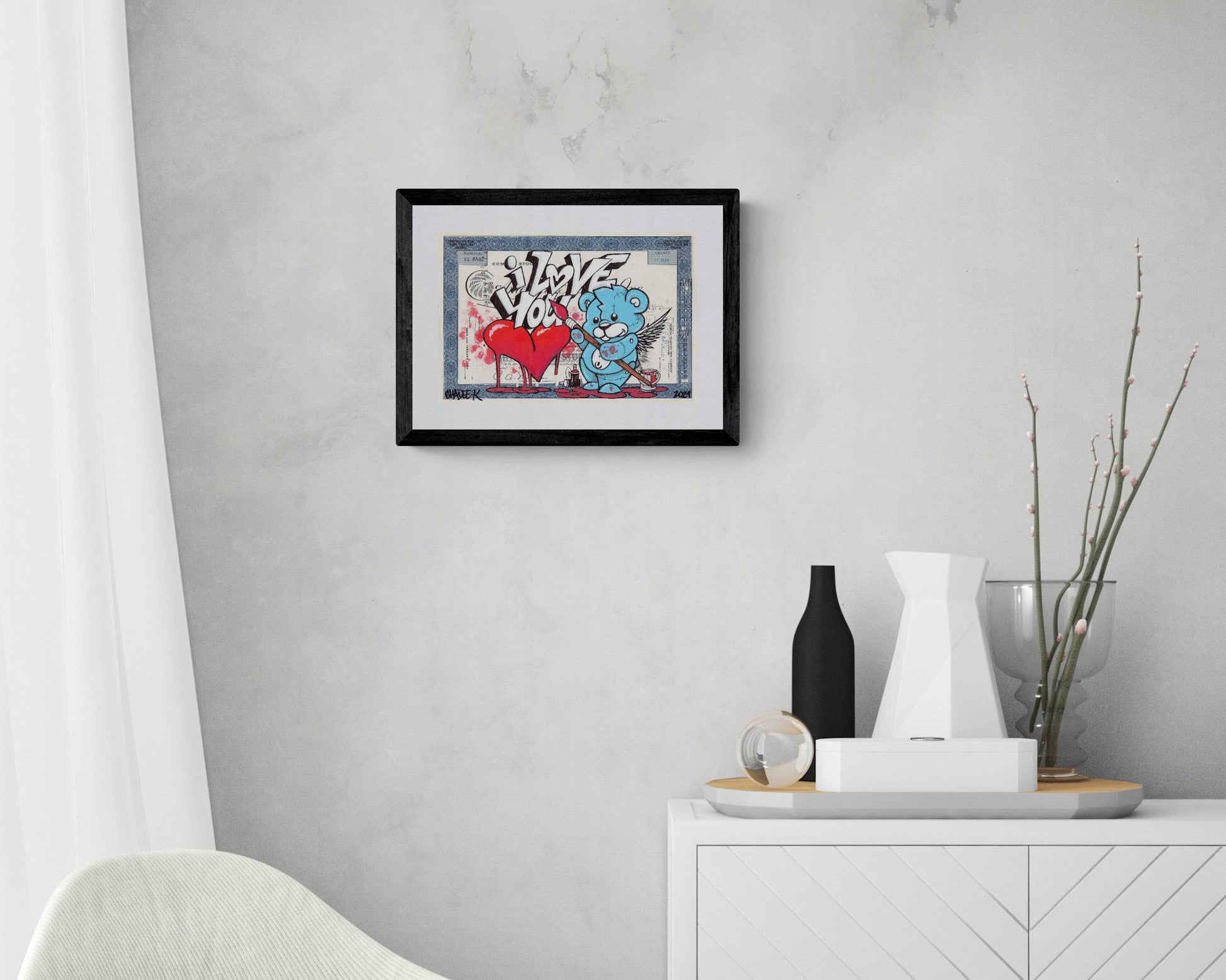 I love you (original) by Shadee K. - Signature Fine Art