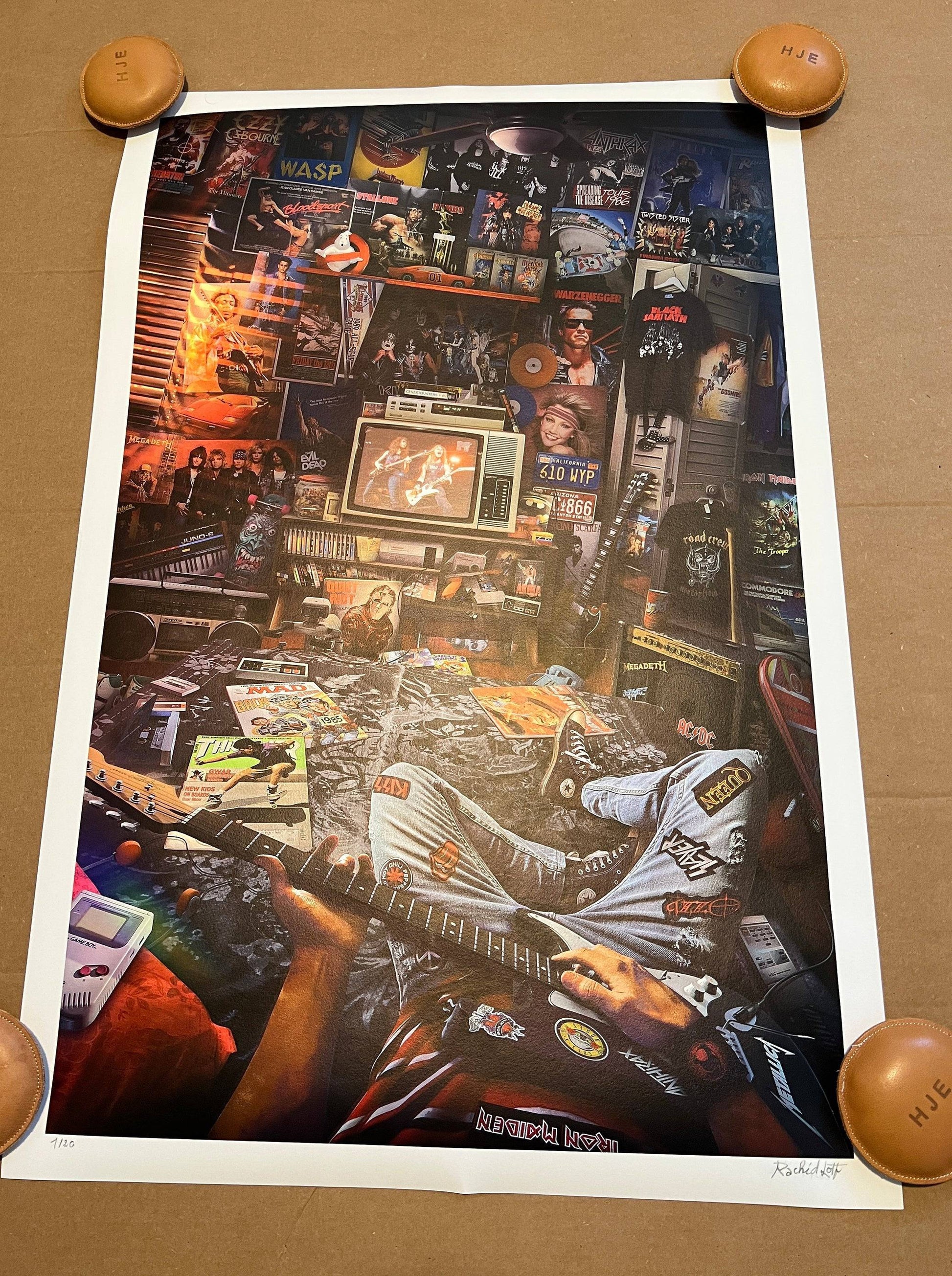 Tribute to the 80s - Music - Edition of 20 by Rachid Lotf - Signature Fine Art