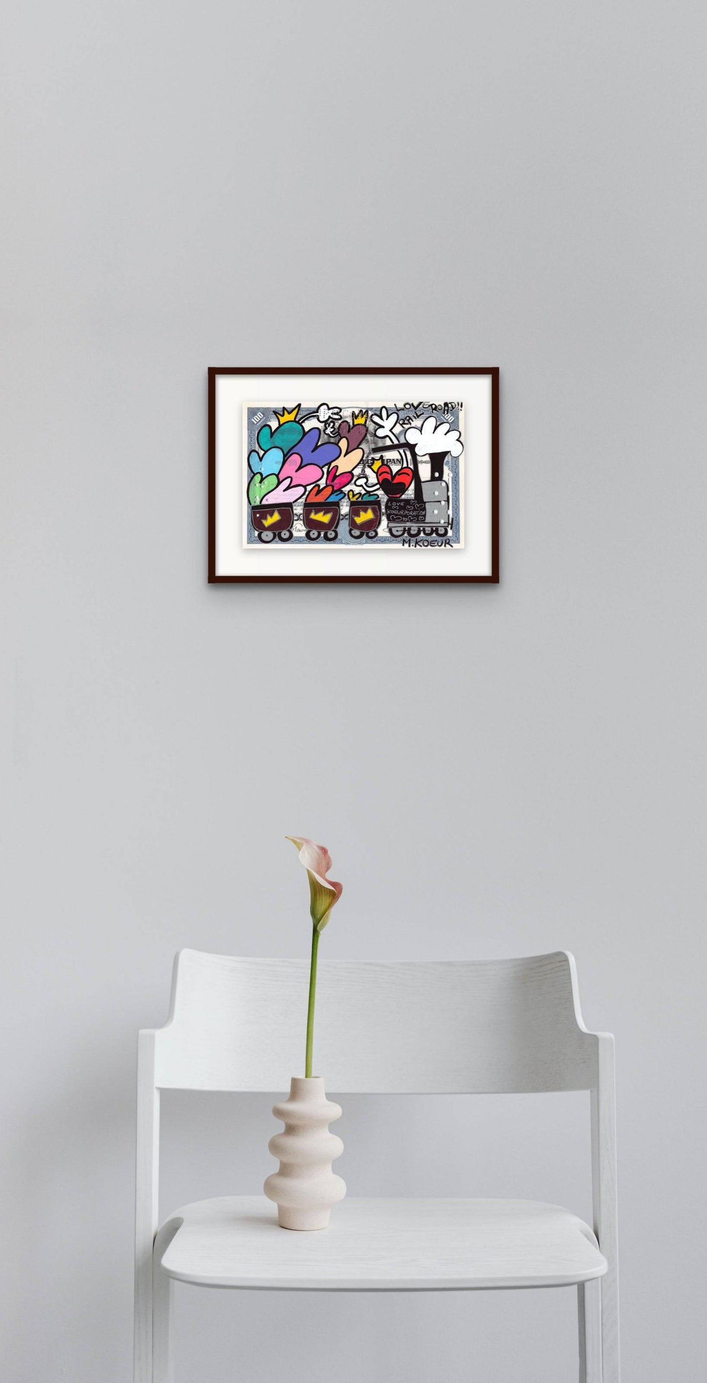 Love Railroad KoeurPoration by M. Koeur - Signature Fine Art