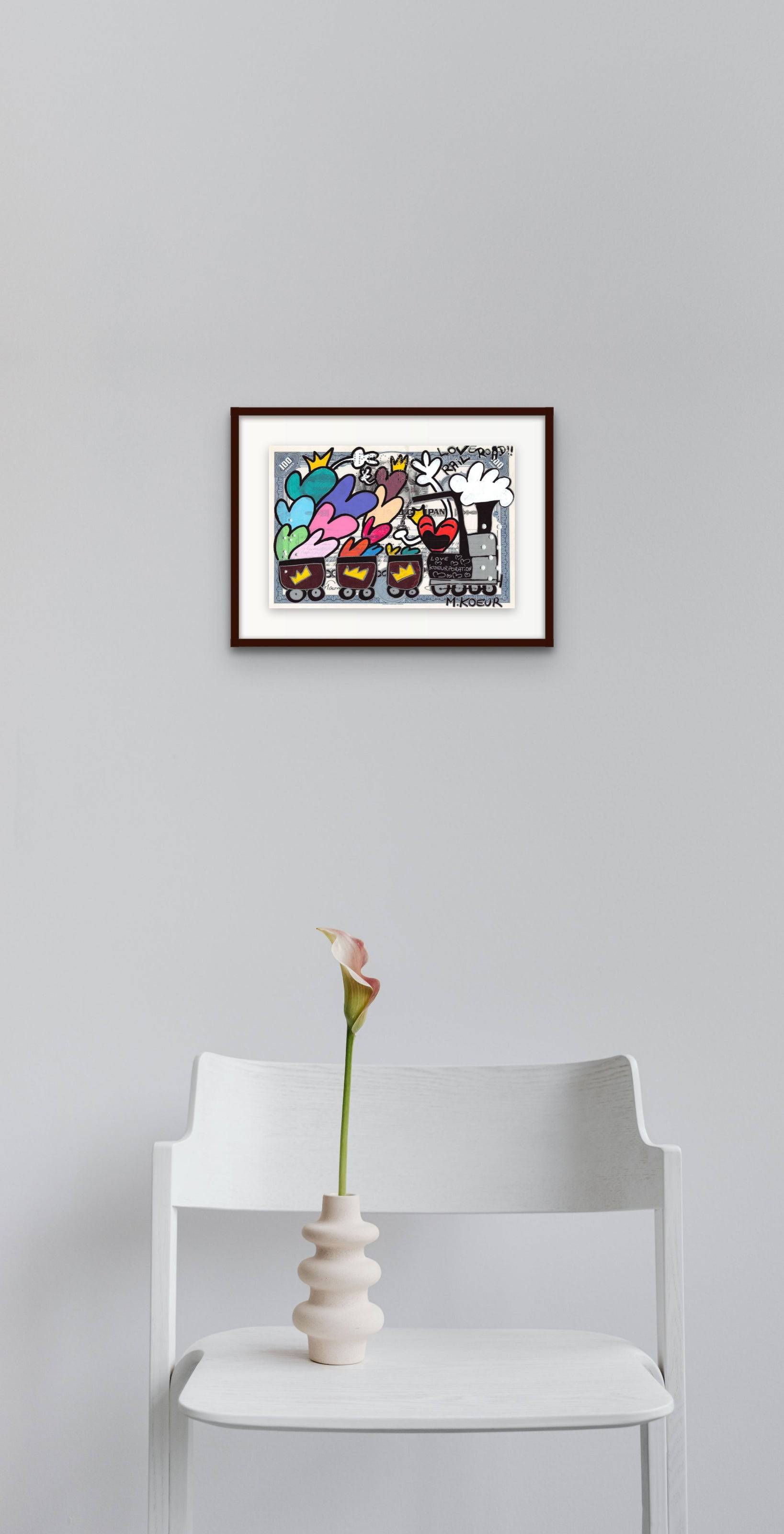 Love Railroad KoeurPoration by M. Koeur - Signature Fine Art