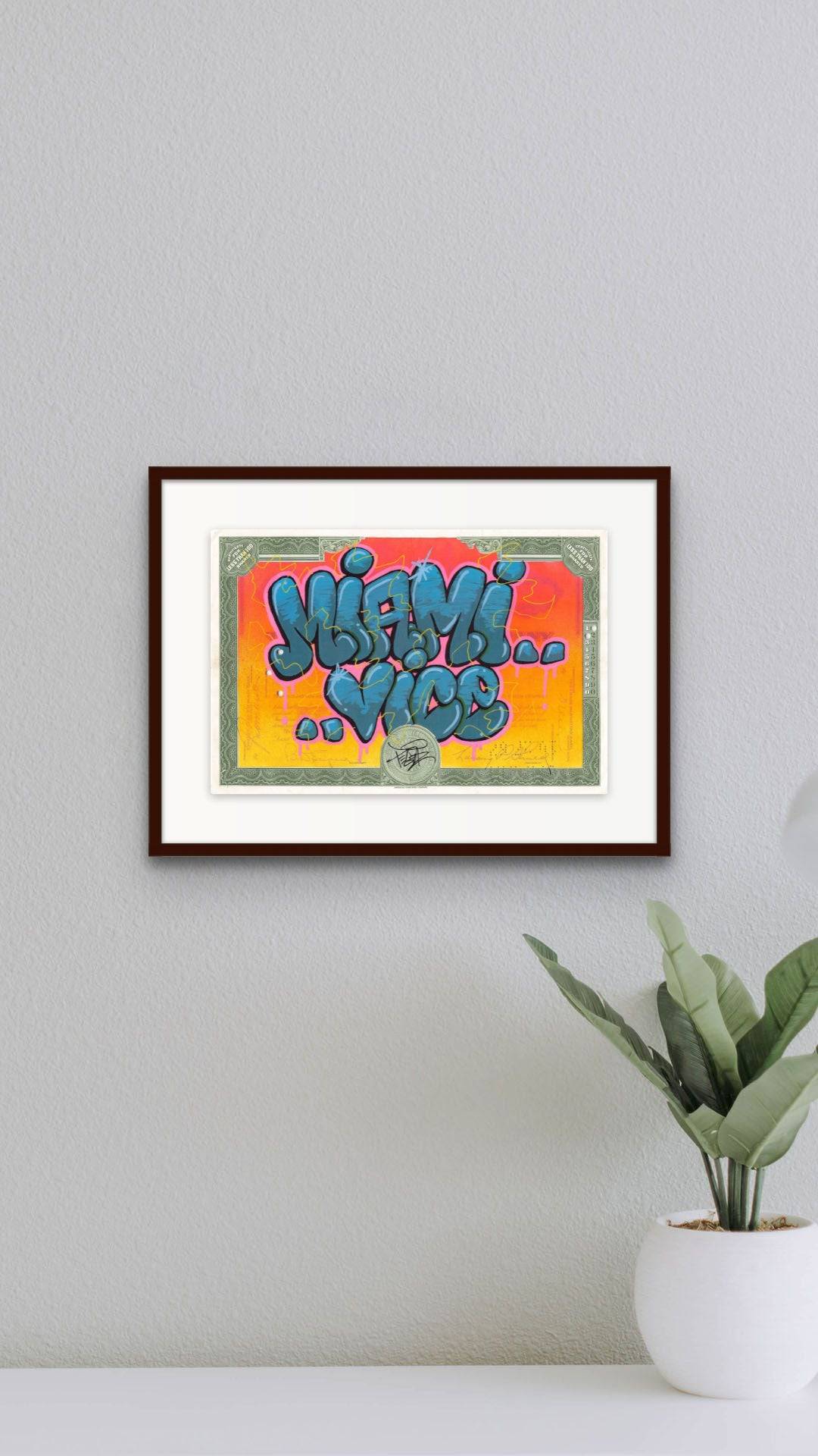 Miami Vice by Pegaz - Signature Fine Art