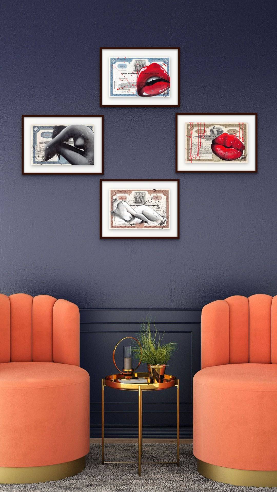 Glossy Lips by Julie Galiay - Signature Fine Art