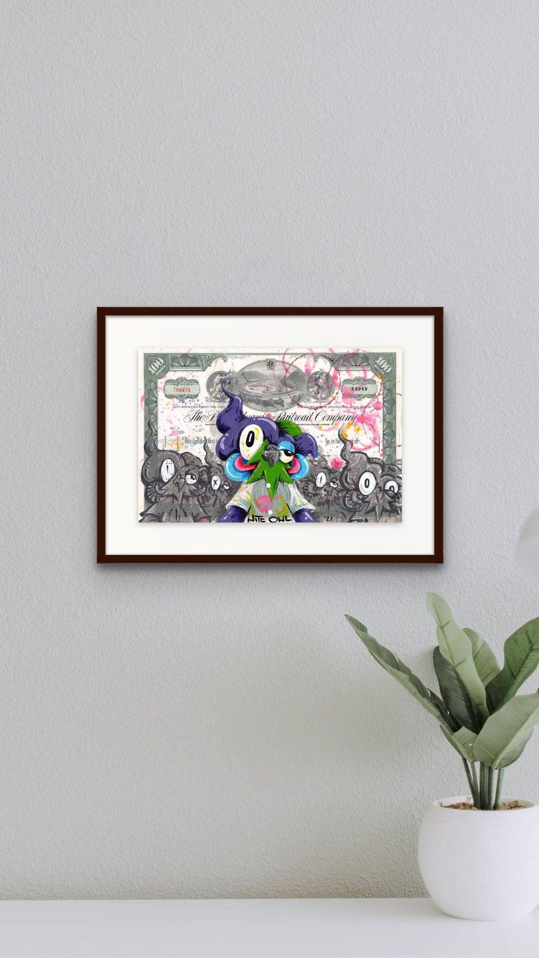 Stand appart from the crowd by Nite Owl - Signature Fine Art