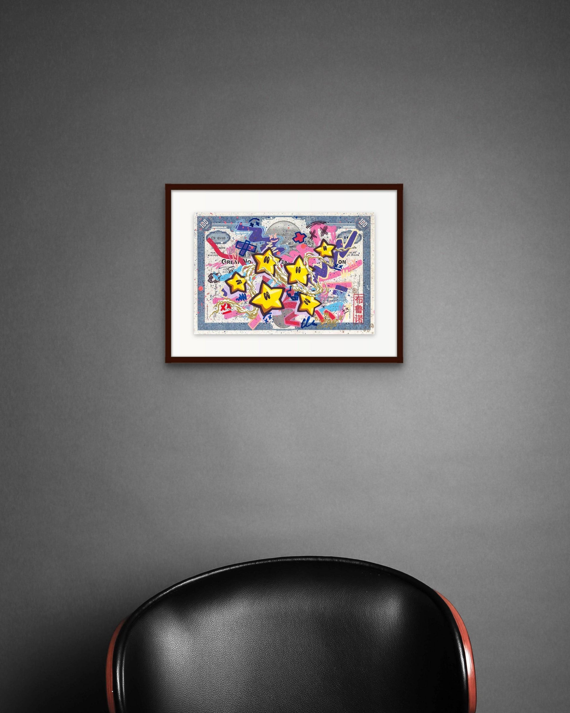 Super étoile - Limited Edition Print by Brunograffer - Signature Fine Art