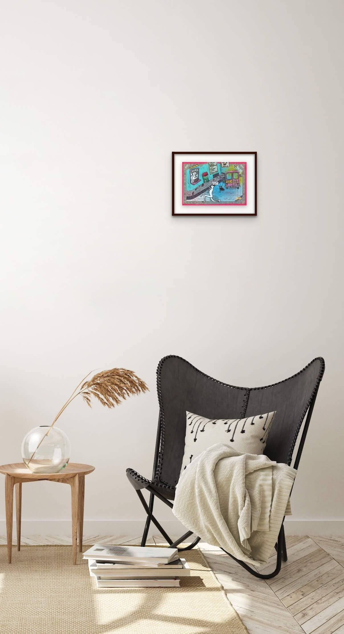 Romeo loves Juliett and burgers by Hico - Signature Fine Art